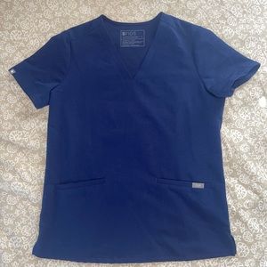 Figs navy blue scrub top!
